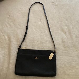 Womans COACH crossbody bag - BLACK - worn twice